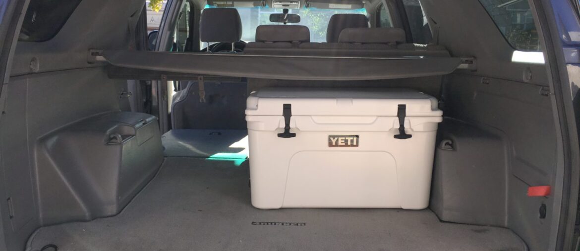yeti tundra 45 cooler 4runner trunk